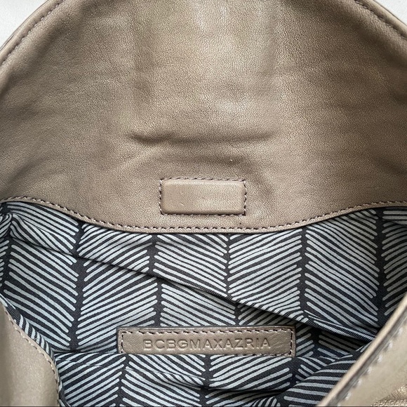 BCBG Maxazria Taupe Clutch Magnetic Closure - Picture 6 of 8